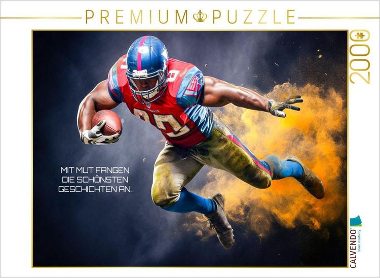 Produktbild: CALVENDO Puzzle Running Back | 2000 Teile Lege-Gr&ouml;&szlig;e 90x67cm Foto-Puzzle f&uuml;r gl&uuml;ckliche Stunden