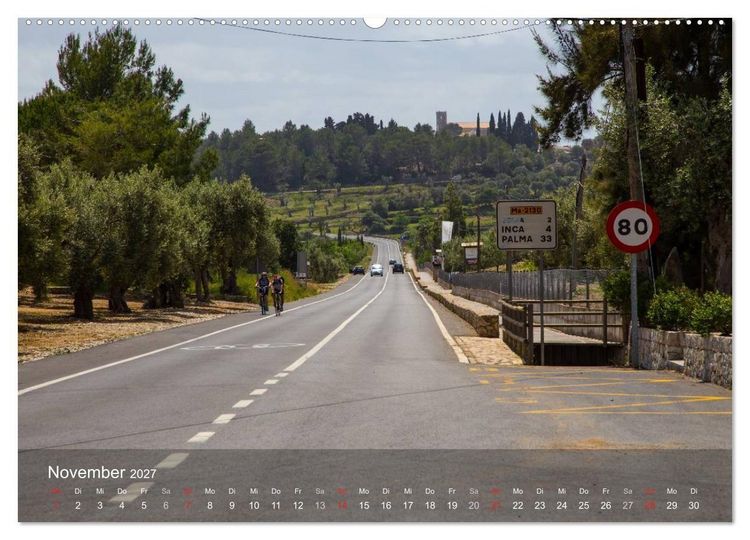 Produktbild: Mit dem Rennrad auf Mallorca (hochwertiger Premium Wandkalender 2027 DIN A2 quer), Kunstdruck in Hochglanz
