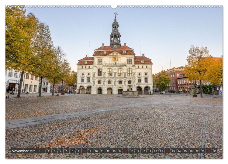 Produktbild: L&uuml;neburg - Die Salz- und Hansestadt (hochwertiger Premium Wandkalender 2026 DIN A2 quer), Kunstdruck in Hochglanz