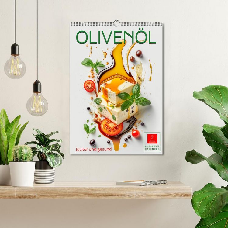 Produktbild: Oliven&ouml;l lecker und gesund (Wandkalender 2026 DIN A3 hoch), CALVENDO Monatskalender