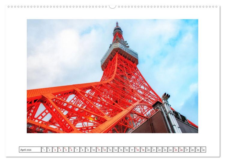 Produktbild: Tokio - Tradition und Moderne (hochwertiger Premium Wandkalender 2026 DIN A2 quer), Kunstdruck in Hochglanz