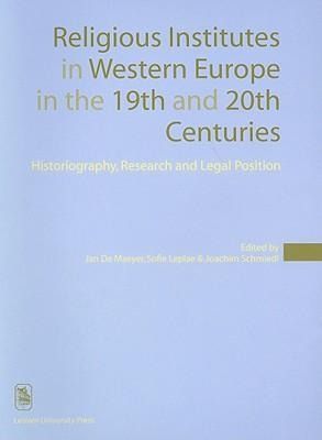 Produktbild: Religious Institutes in Western Europe in the 19th and 20th Centuries