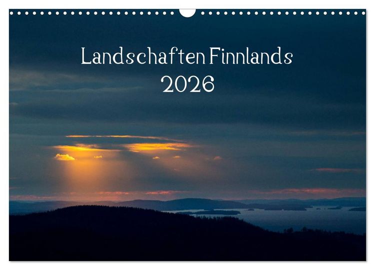 Produktbild: Landschaften Finnlands (Wandkalender 2026 DIN A3 quer), CALVENDO Monatskalender