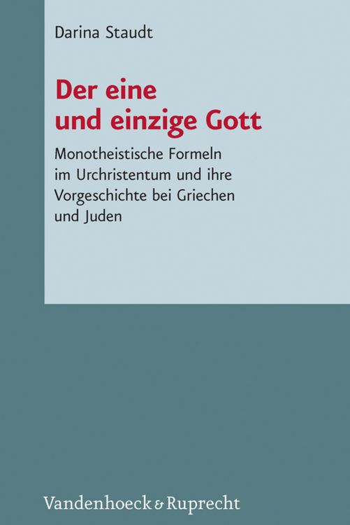 Produktbild: Der eine und einzige Gott