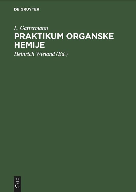Produktbild: Praktikum organske hemije