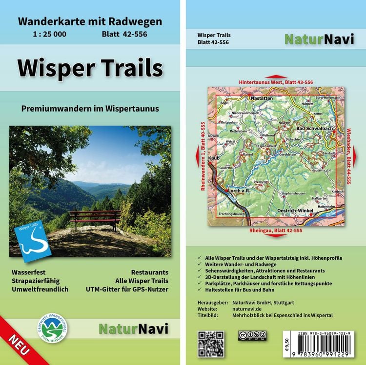 Produktbild: Wisper Trails 1:25 000