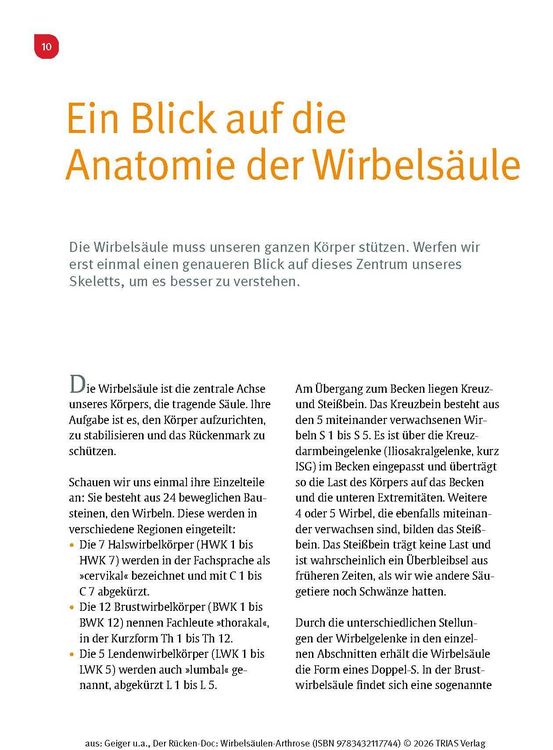 Produktbild: Der R&uuml;cken-Doc: Wirbels&auml;ulen-Arthrose