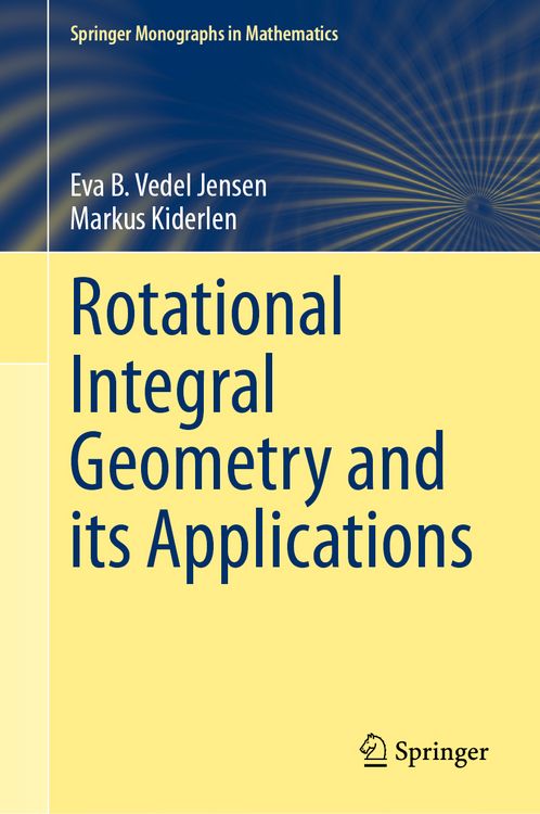 Produktbild: Rotational Integral Geometry and its Applications