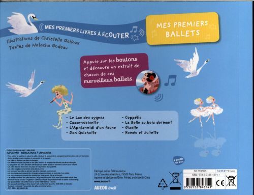 Produktbild: Mes premiers ballets: mes premiers livres &agrave; &eacute;couter