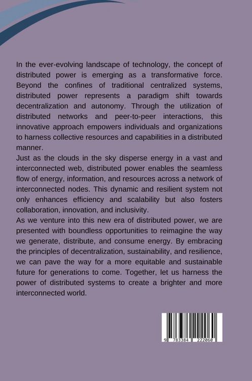 Produktbild: Beyond Cloud: Distributed Power
