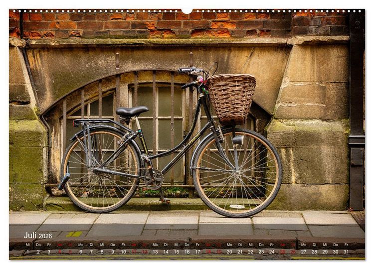 Produktbild: Cambridge street view (Wandkalender 2026 DIN A2 quer), CALVENDO Monatskalender