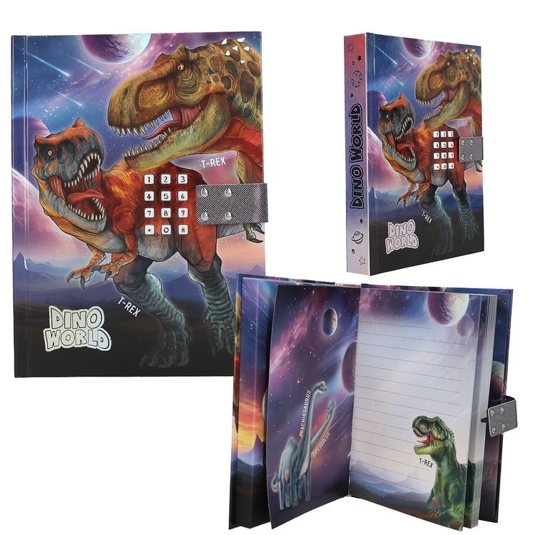 Produktbild: Dino World Geheimcode Tagebuch mit Sound