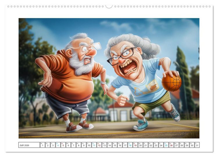 Produktbild: Alt, aber nicht leise (Wandkalender 2026 DIN A2 quer), CALVENDO Monatskalender