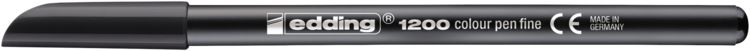 Produktbild: EDDING&reg; Fasermaler 1200, schwarz