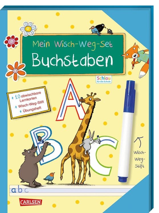 Produktbild: Schlau für die Schule: Mein Wisch-Weg-Set: Buchstaben