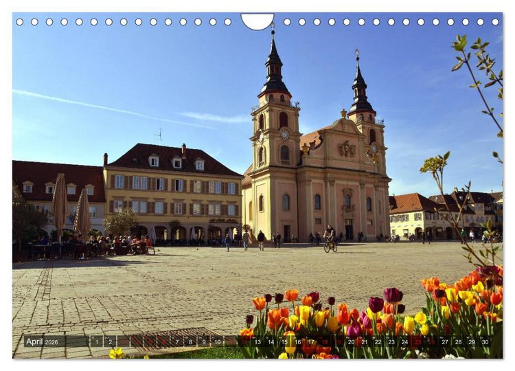 Produktbild: Unterwegs in Ludwigsburg (Wandkalender 2026 DIN A4 quer), CALVENDO Monatskalender
