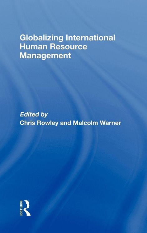 Produktbild: Globalizing International Human Resource Management