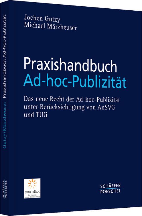 Produktbild: Praxishandbuch Ad-hoc-Publizit&auml;t