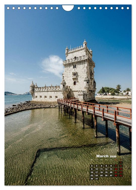 Produktbild: Cityscapes of Lisbon (Wall Calendar 2026 DIN A4 portrait), CALVENDO 12 Month Wall Calendar