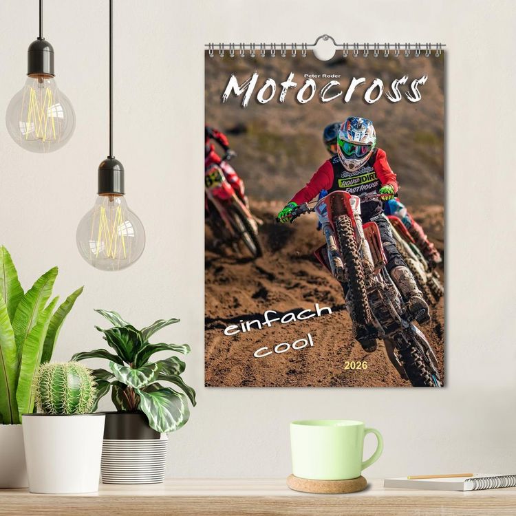 Produktbild: Motocross - einfach cool (Wandkalender 2026 DIN A4 hoch), CALVENDO Monatskalender
