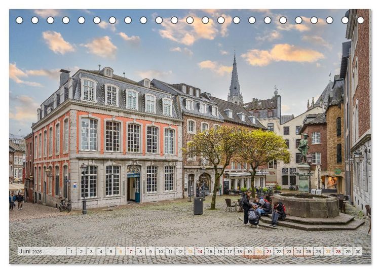 Produktbild: Aachen Impressionen (Tischkalender 2026 DIN A5 quer), CALVENDO Monatskalender
