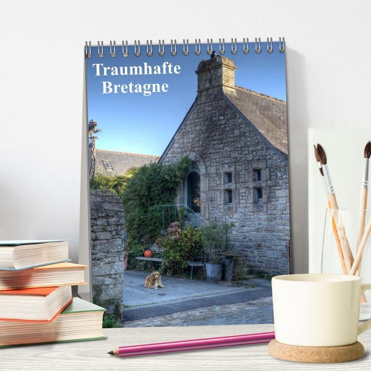 Produktbild: Bretagne. Traumhafte Gesichter einer Region (Tischkalender 2026 DIN A5 hoch), CALVENDO Monatskalender