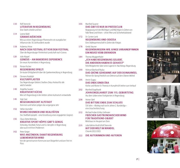 Produktbild: Regensburger Almanach 2023