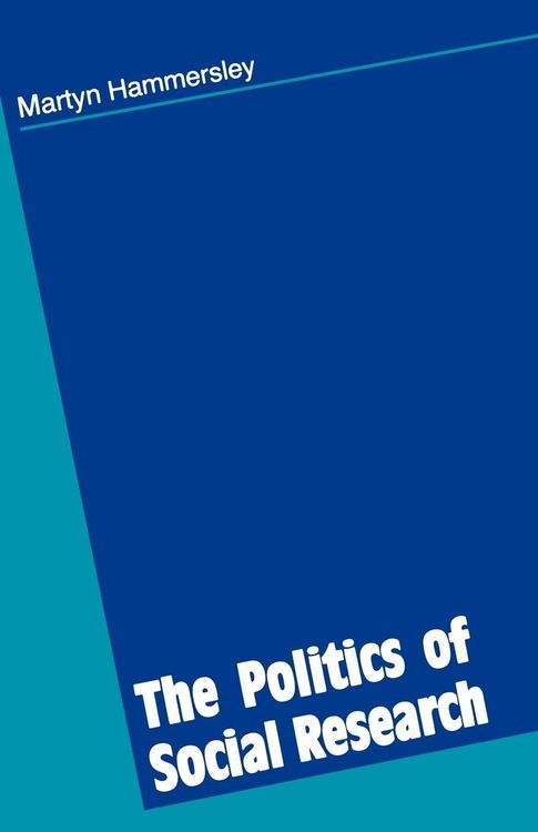 Produktbild: The Politics of Social Research