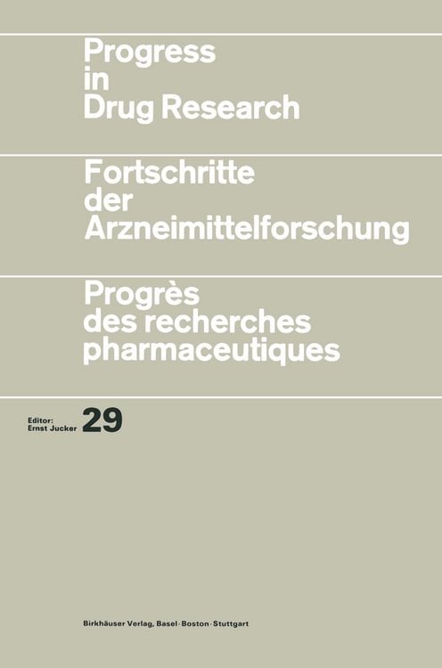 Produktbild: Progress in Drug Research