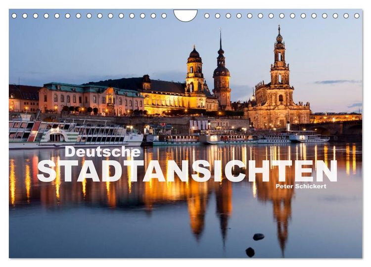 Produktbild: Deutsche Stadtansichten (Wandkalender 2026 DIN A4 quer), CALVENDO Monatskalender