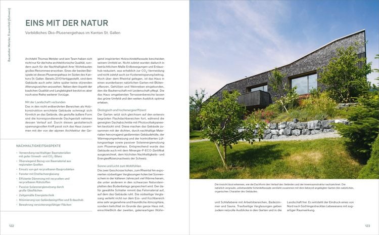 Produktbild: Nachhaltige H&auml;user - Energieeffizient, &ouml;kologisch, zukunftsf&auml;hig - Neubauten und Umbauten. 25 H&auml;user