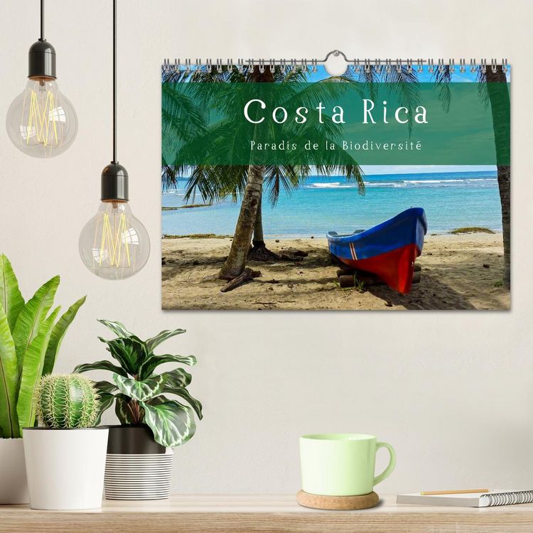 Produktbild: Costa Rica Paradis de la Biodiversit&eacute; (Calendrier mural 2026 DIN A4 vertical), CALVENDO calendrier mensuel