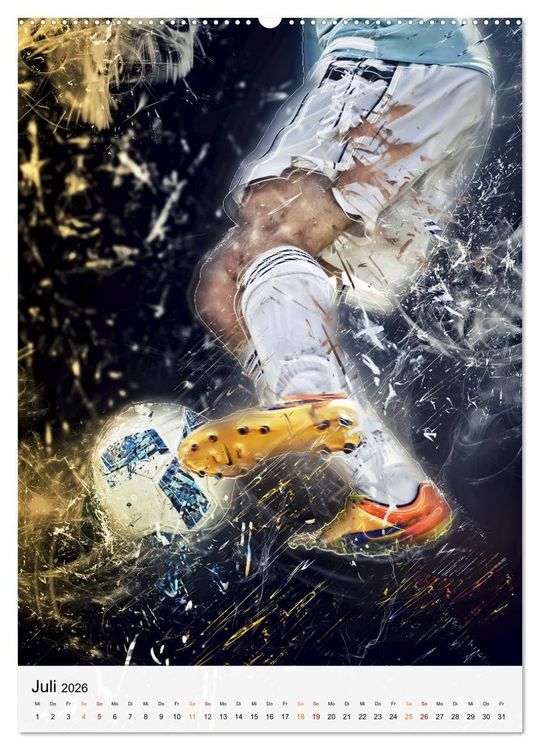 Produktbild: Fussball - einfach cool (hochwertiger Premium Wandkalender 2026 DIN A2 hoch), Kunstdruck in Hochglanz