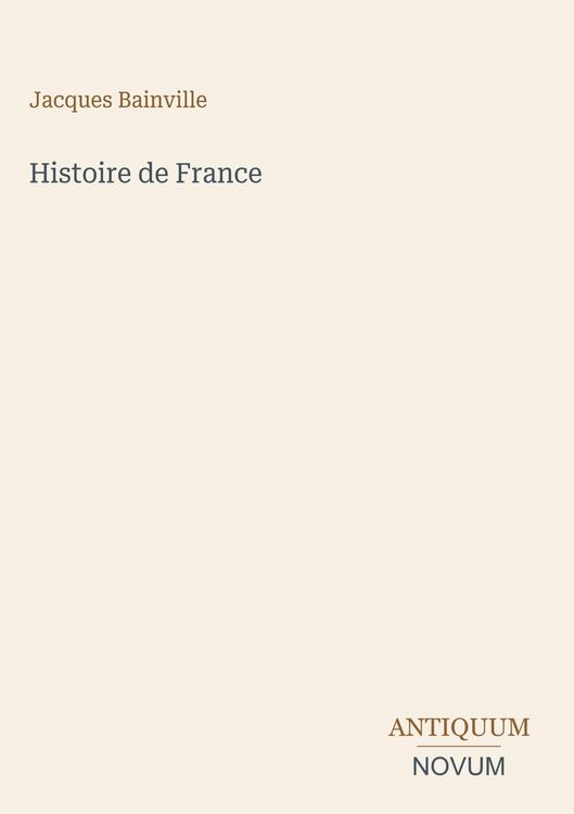 Produktbild: Histoire de France