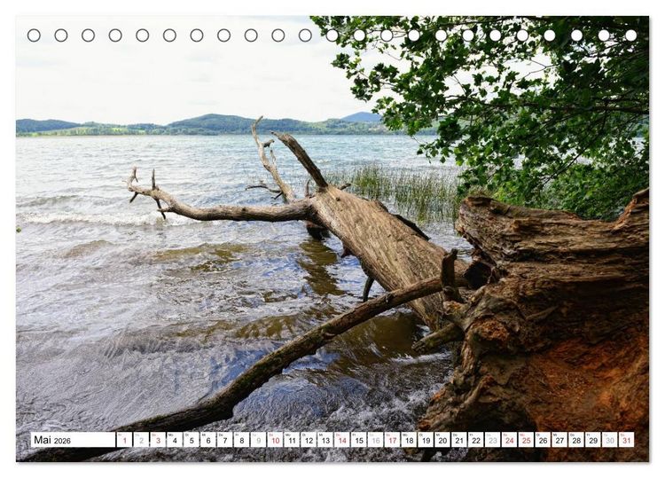 Produktbild: Naturlandschaft Laacher See (Tischkalender 2026 DIN A5 quer), CALVENDO Monatskalender