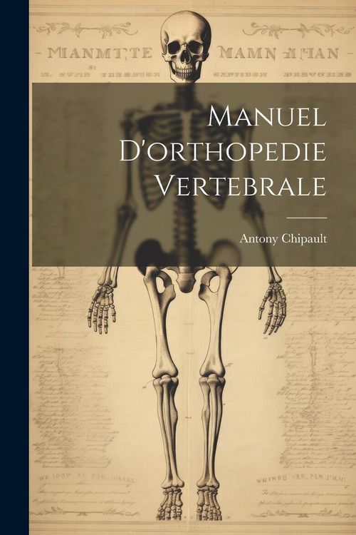 Produktbild: Manuel D'orthopedie Vertebrale