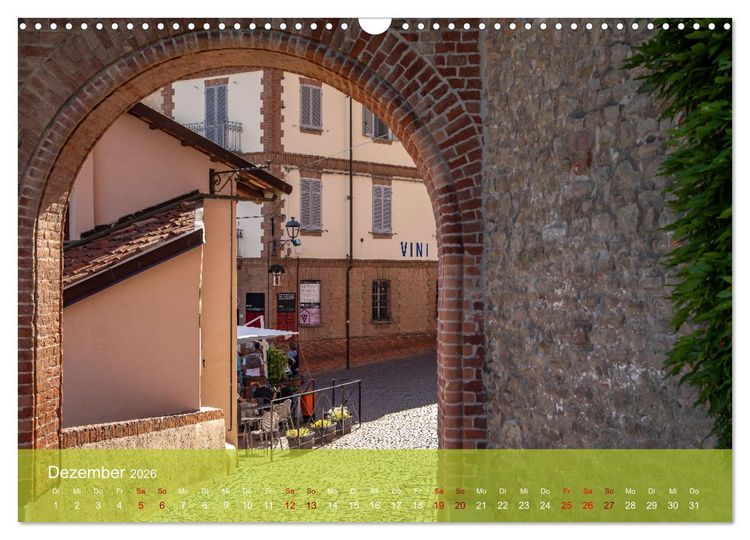Produktbild: Barolo und Barbaresco (Wandkalender 2026 DIN A3 quer), CALVENDO Monatskalender