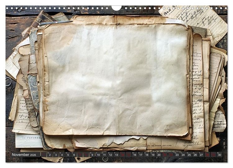 Produktbild: DIY Vintage Momente (Wandkalender 2026 DIN A3 quer), CALVENDO Monatskalender