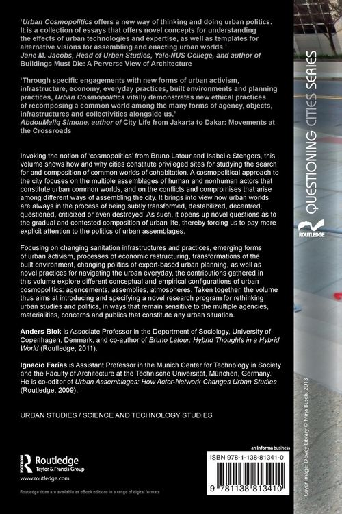 Produktbild: Urban Cosmopolitics