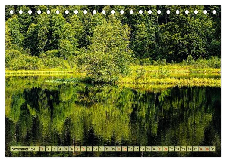 Produktbild: Karseen im Nordschwarzwald (Tischkalender 2026 DIN A5 quer), CALVENDO Monatskalender