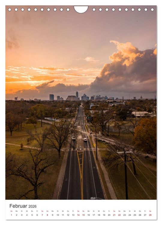Produktbild: Texas - Eine Reise in den Lone Star State. (Wandkalender 2026 DIN A4 hoch), CALVENDO Monatskalender