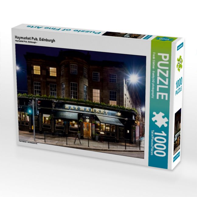 Produktbild: CALVENDO Puzzle Haymarket Pub, Edinburgh | 1000 Teile Lege-Gr&ouml;&szlig;e 64x48cm Foto-Puzzle f&uuml;r gl&uuml;ckliche Stunden