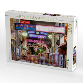 Produktbild: CALVENDO Puzzle Die Gro&szlig;e Freiheit auf St. Pauli in Hamburg | 1000 Teile Lege-Gr&ouml;&szlig;e 64x48cm Foto-Puzzle f&uuml;r gl&uuml;ckliche Stunden