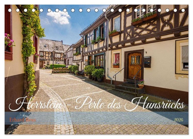 Produktbild: Herrstein - Perle des Hunsr&uuml;cks (Tischkalender 2026 DIN A5 quer), CALVENDO Monatskalender