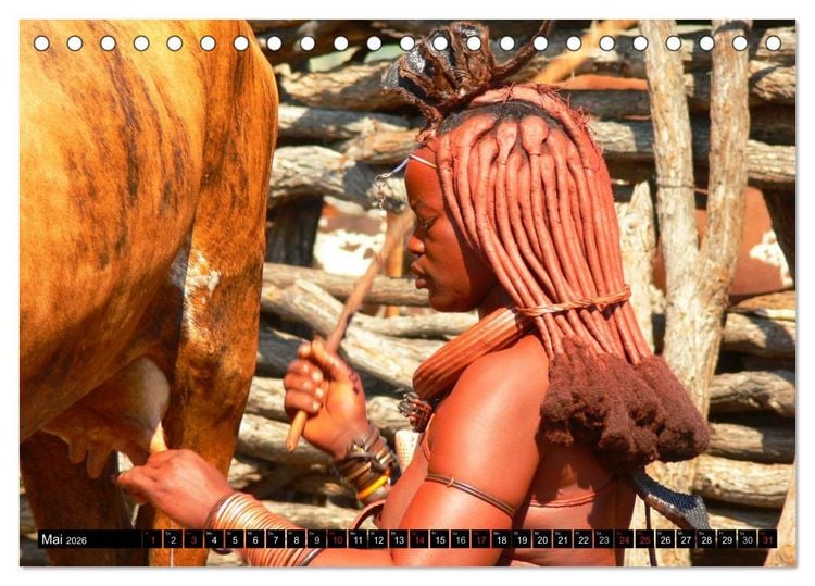 Produktbild: Faszination Afrika Himba (Tischkalender 2026 DIN A5 quer), CALVENDO Monatskalender