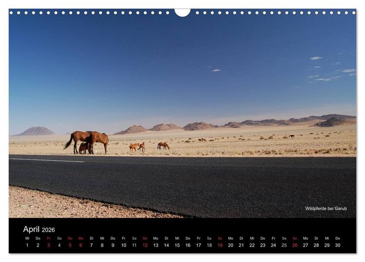 Produktbild: Namibia (Wandkalender 2026 DIN A3 quer), CALVENDO Monatskalender