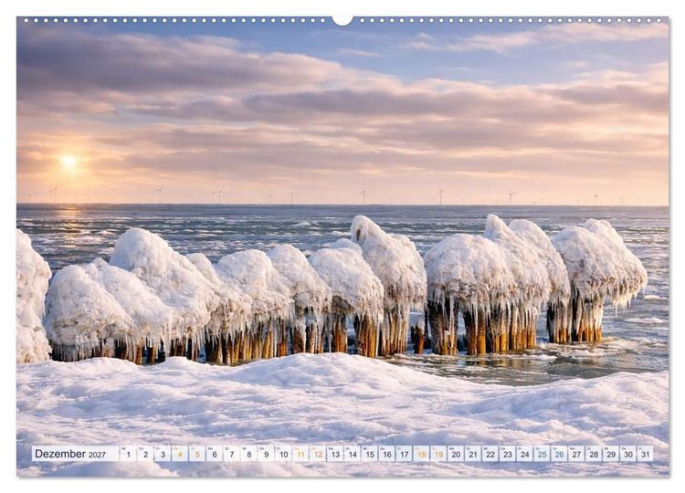 Produktbild: Inseltr&auml;ume R&uuml;gen &ndash; 12 Monate pure Ostsee-Magie (Wandkalender 2027 DIN A2 quer), CALVENDO Monatskalender