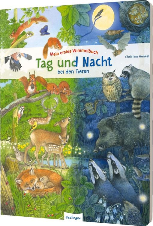 Produktbild: Mein erstes Wimmelbuch: Tag und Nacht bei den Tieren