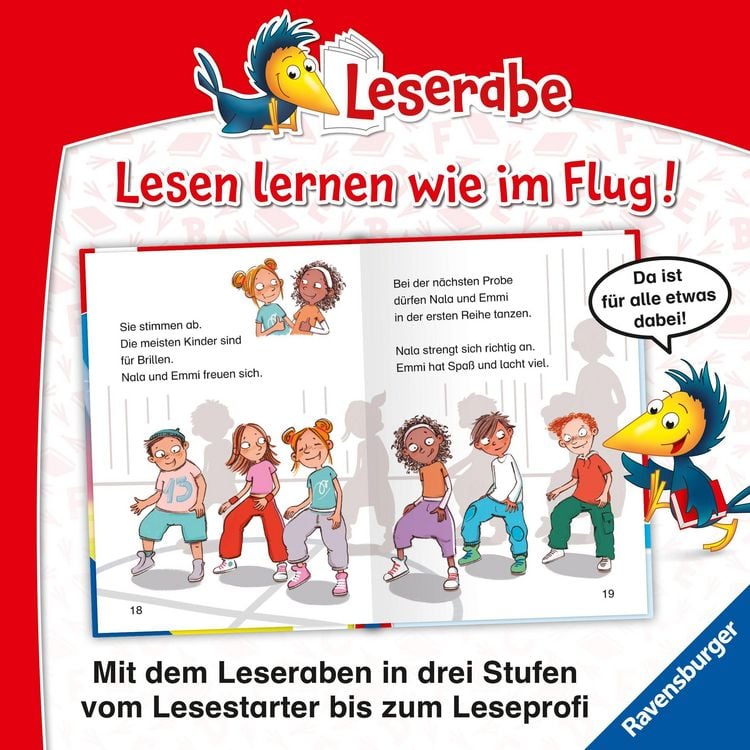 Produktbild: Leserabe 1. Lesestufe - Emmi und Nala im Tanz-Fieber