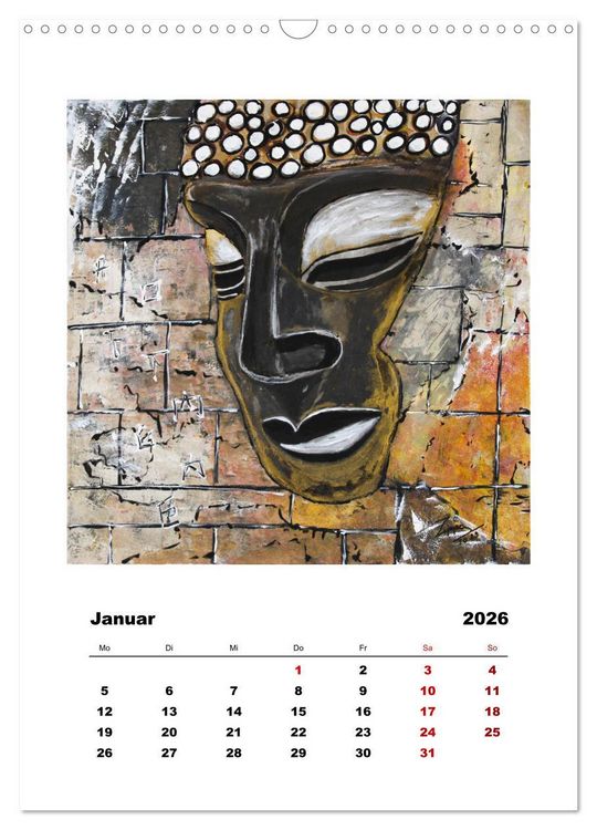 Produktbild: Buddha Relax (Wandkalender 2026 DIN A3 hoch), CALVENDO Monatskalender